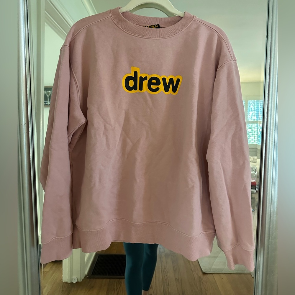 Drew House Pink Crewneck Sweater